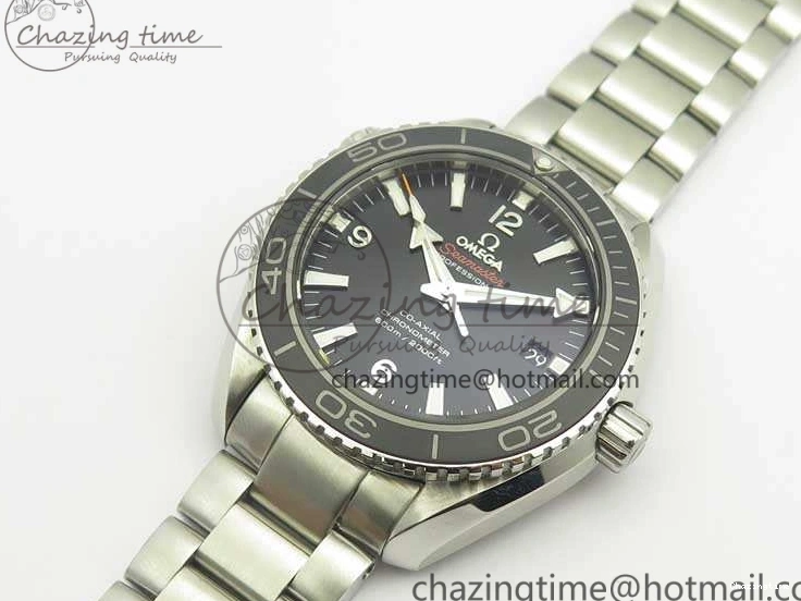 0801 Durable Planet Ocean Professional Ceramic Bezel 42mm 1:1 MK Best Edition Silver Markers On SS Bracelet A 8085